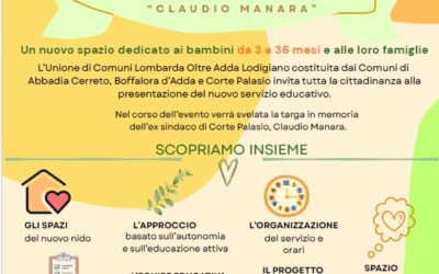 Inaugurazione Nido “Claudio Manara”